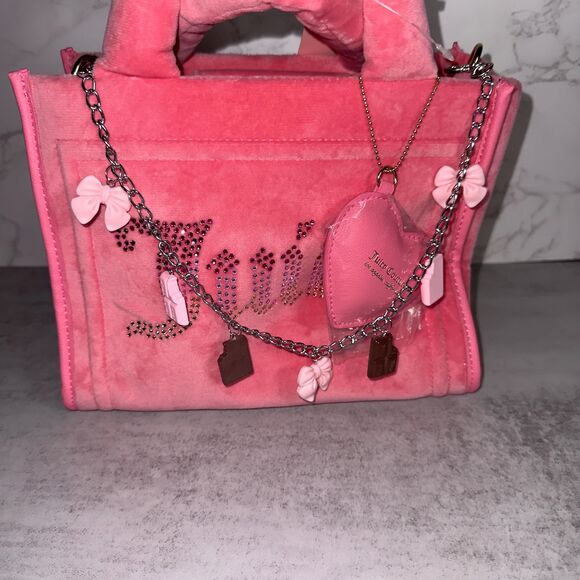 Sweet Treat Pink and Brown Charm Chain – Novelty Purse Strap Accessory - Picture 8 of 9